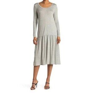 Dual Nature Drop Waist Casual Midi Dress